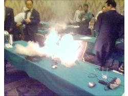 explosion de batteries